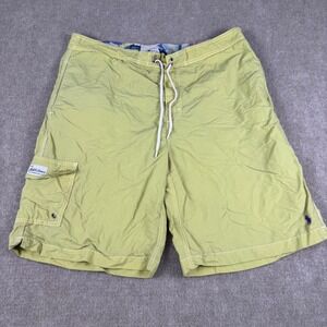 Vintage Polo Ralph Lauren Swim Trunks Cargo Pocket Drawstring Men's Large